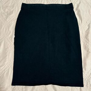 Old Navy Black Stretchy Straight 2010s Pencil Skirt M
